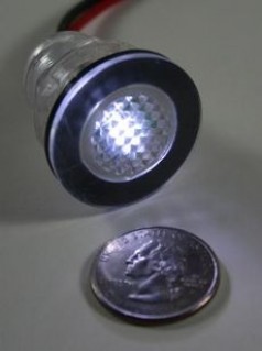 12v flushmount waterproof led utility light from aircraft spruce