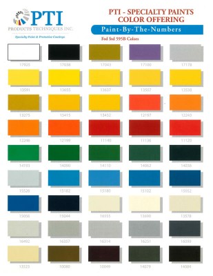 pti specialty paint color chart aircraft spruce columbia paint colors chart