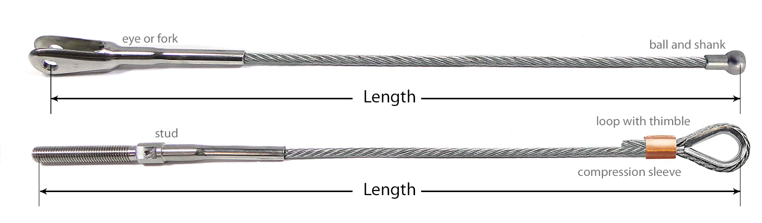 Cable acier ø 5mm aviation - Marty sports