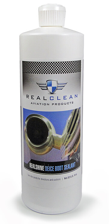 Realclean Real Shine De-Ice Boot Sealant 32 Oz