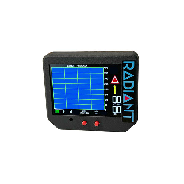 Radiant Technology CO PRO ™ Carbon Monoxide Monitor + Digital GMeter