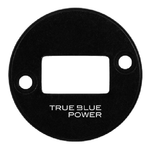 Mid-Continent Instruments and Avionics Circular Cover Plate For Rear Mount TA202 TA360 9019384-3
