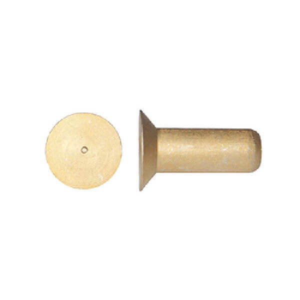 Tubular Rivets Solid Brass 9/16 pkg of 100