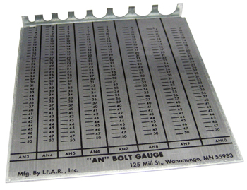 AN Bolt Gauge | Aircraft Spruce