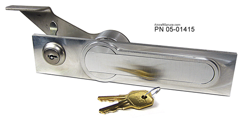 Door clearance locks latch