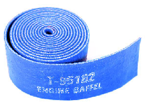Blue Silicone Engine Baffle Textured Finish 3-Inch Width x 9' Roll x 1/8 Thickness