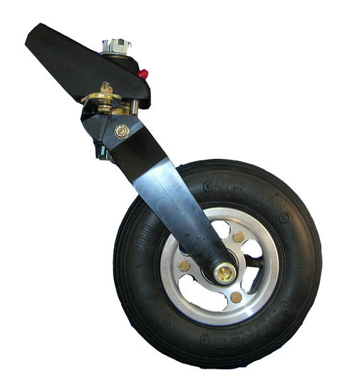 15" Diameter 4" x 8" Tail Wheel Mower Tail Wheel and Tire 500BH 