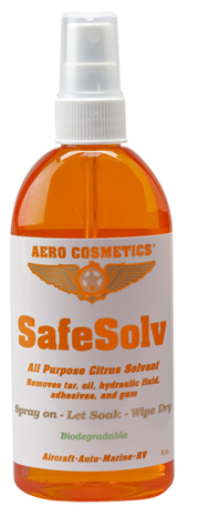Aero Cosmetics Safesolv Solvent - 8 Oz