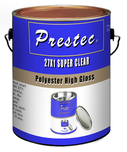 Hi Gloss Clear Polyester Top Coat