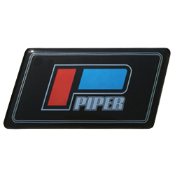 Piper Cherokee Seatbelt Buckle Emblems Pair