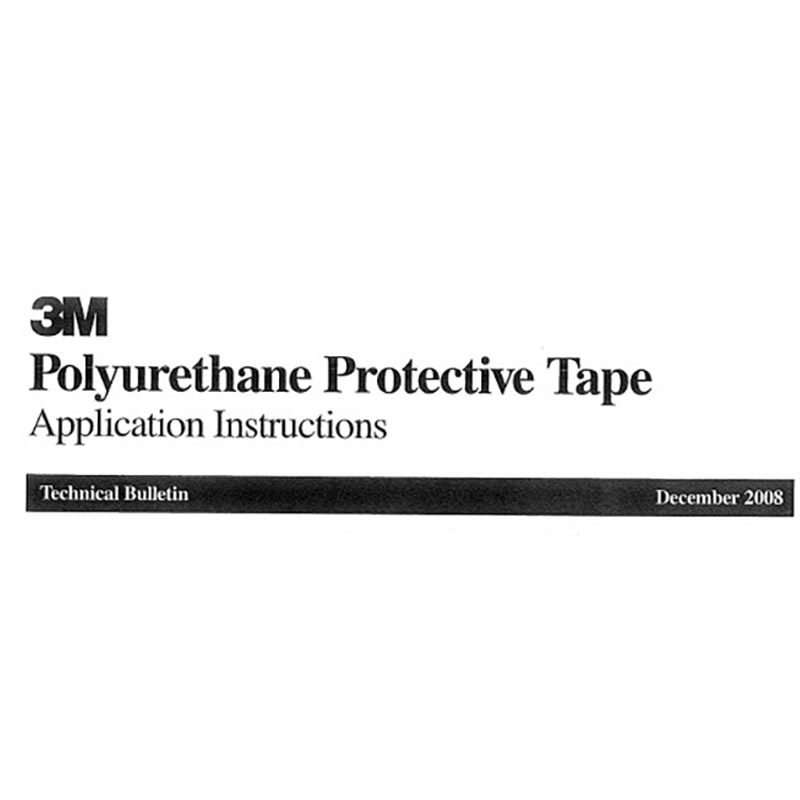 3M Polyurethane Protective Tape Application Instructions Aircraft Spruce