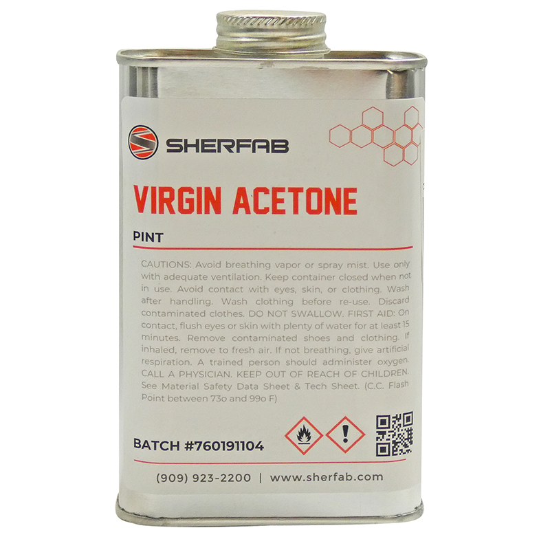 Aircraft Spruce Virgin Acetone