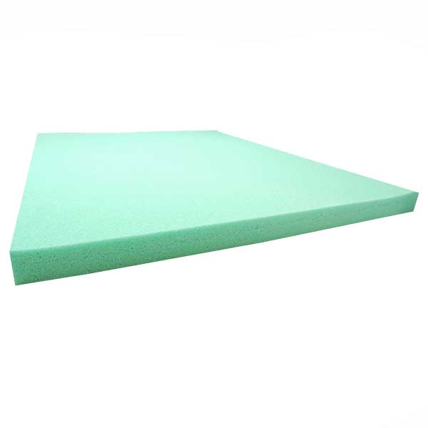SEAT FOAM 1" X 18" X 24" FIRM DENSITY GREEN Aircraft Spruce
