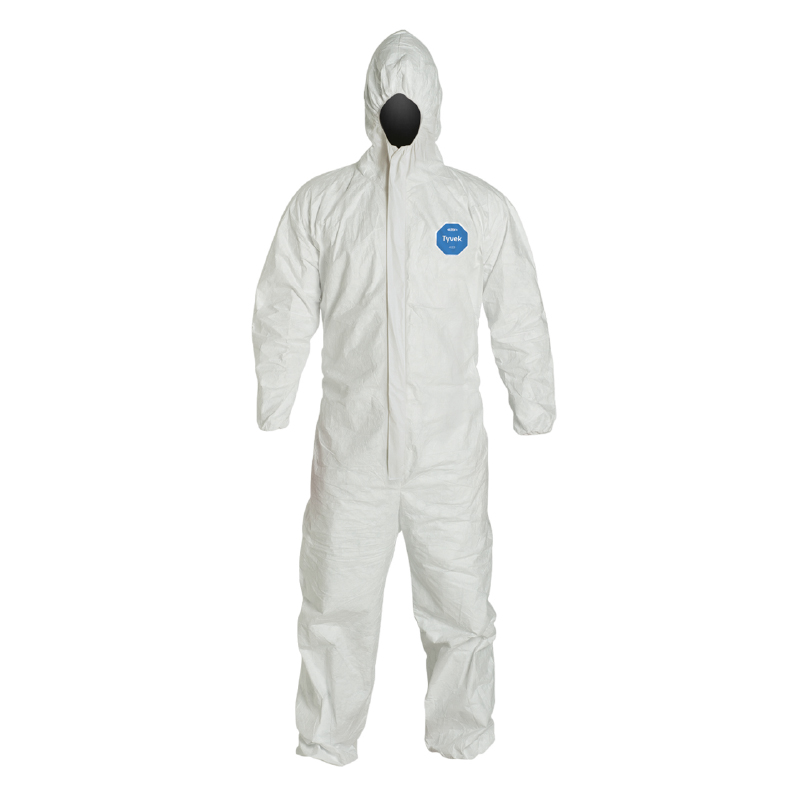 Dupont &trade; Tyvek Coveralls With Attached Hood