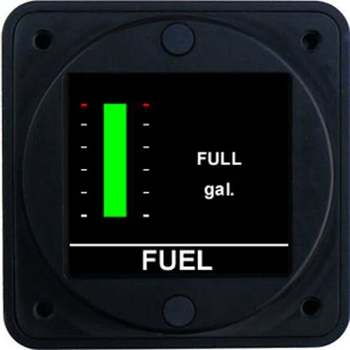 Aerospace Logic Single Tank Fuel Level Indicator Aircraft Spruce