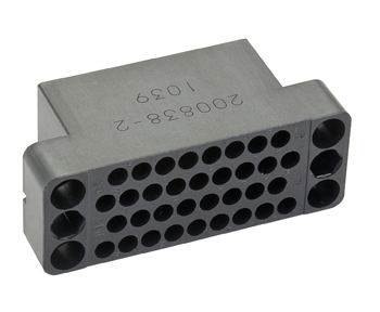 34 Pin Receptacle For Grounding Block
