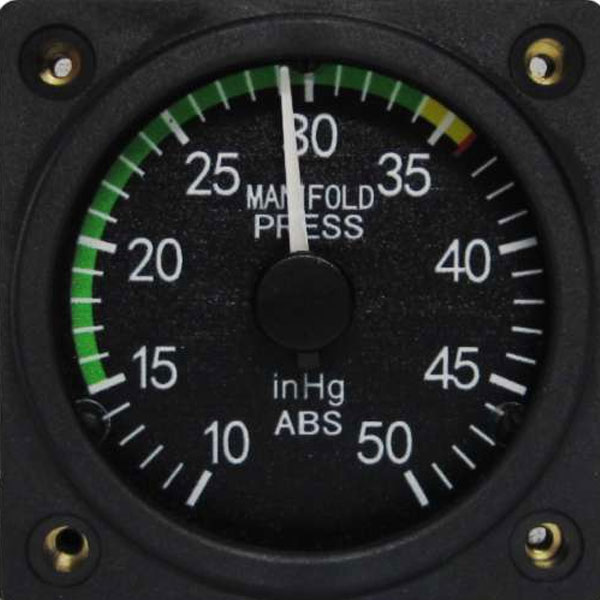 Swift Manifold Pressure Gauge 2 1/4 Inch Aircraft Spruce