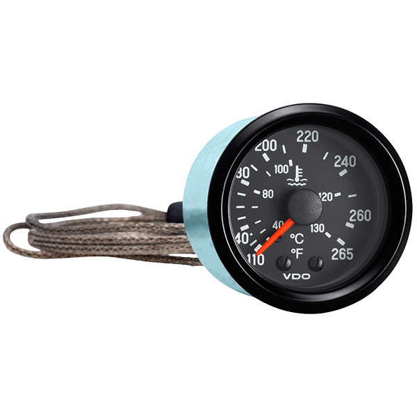 VDO Water Temperature 265F Mechanical With 144 In Capillary