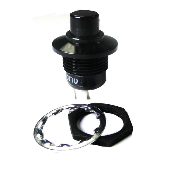 P5 Alt. Switch Threaded Blk | Aircraft Spruce