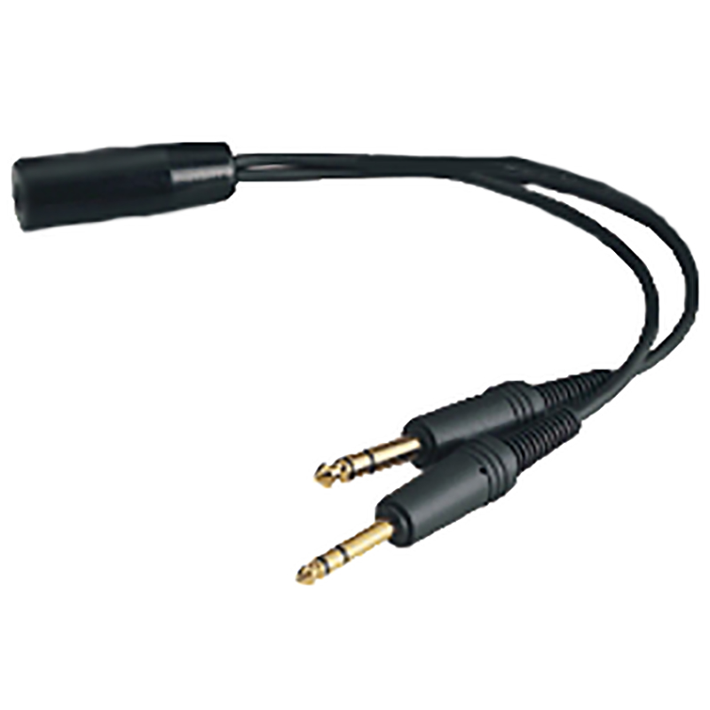 Avcomm Helicopter To Dual GA Adapter