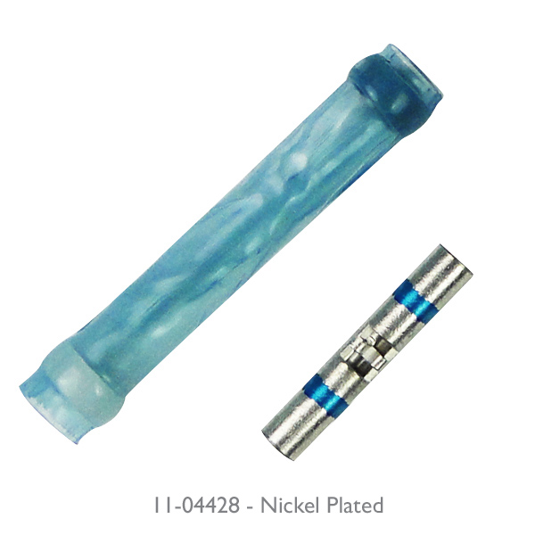 Raychem Butt Splice Blue Nickel-Plated (Pack Of 25