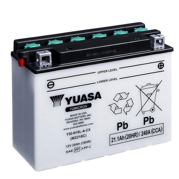 B/Y50-N18L-A3 Yuasa YUAM228A3 Yumicron Battery B/Y50-N18L-A3 Yuasa YUAM228A3 Yumicron Battery