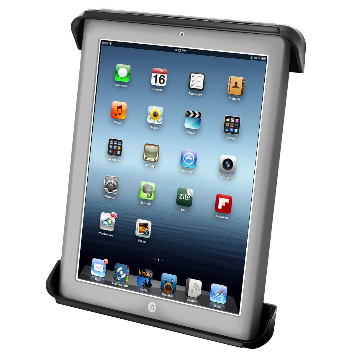 RAM Tab-Tite™ Holder For The Apple iPad 1-4 With Or Without Case