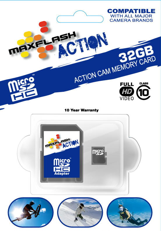 Maxflash Micro Sd 32Gb Action Memory Card | Aircraft Spruce
