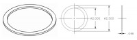 Wingtip Navigation Light Lens Cover Gasket