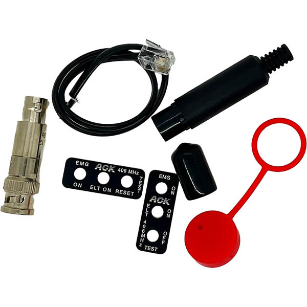 ACK E-04 Hardware Placard Din Plug Audio Alert Cable