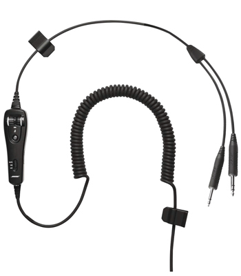 Headset Cable Dual GA Plugs Coiled Cord Electret Mic - Without Bluetooth | Spruce