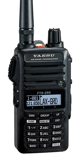 YAESU FTA250L VHF HANDHELD RADIO Aircraft Spruce