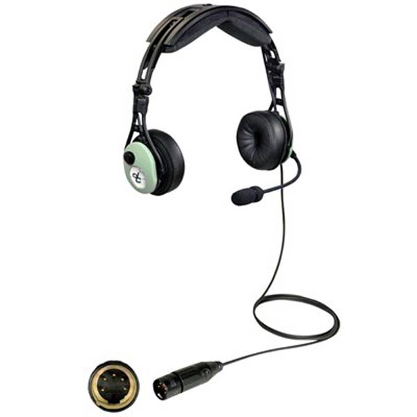 David Clark DC Pro-2 Passive Headset XLr 5 Pin Airbus Plug