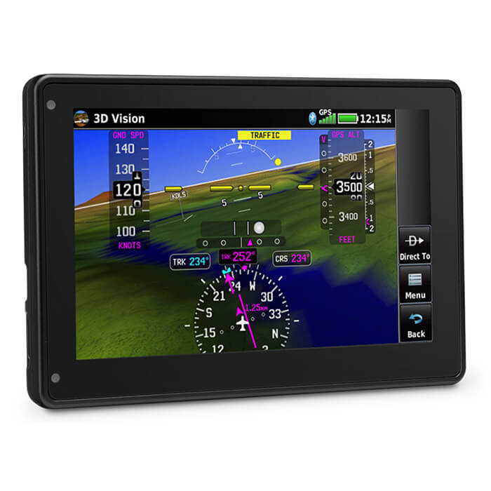 composiet microfoon Vechter Garmin aera 760 7 Inch Touchscreen Portable GPS Navigator | Aircraft Spruce