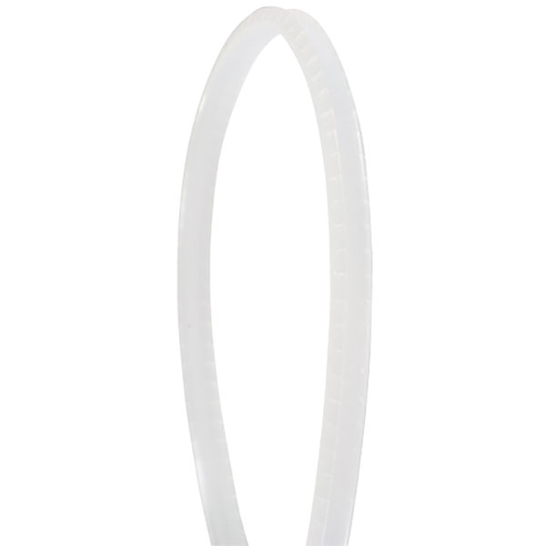Serrated Polyethylene Gromstrip - Natural - Per 100 Ft Roll