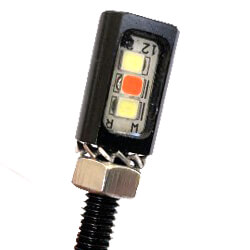 Red/White Panel Post Light 24V