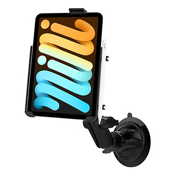 RAM MOUNTS Twist Lock Suction Cup Mount with Universal X-Grip II 7 Tablet  Holder