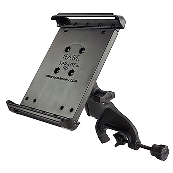 RAM Tab-Tite Mount with Strap Hose Clamp Base for iPad Gen 1-4 + More RAM-B-108-TAB3 (sku 59252)