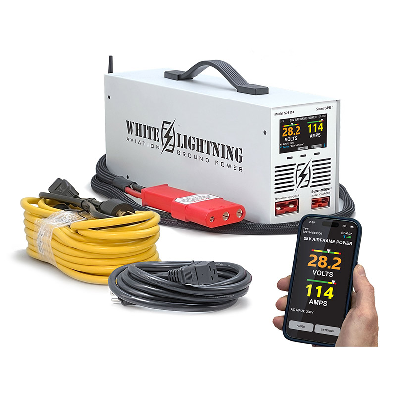 White Lightning 28-Volt SmartGPU™ General Aviation Ground