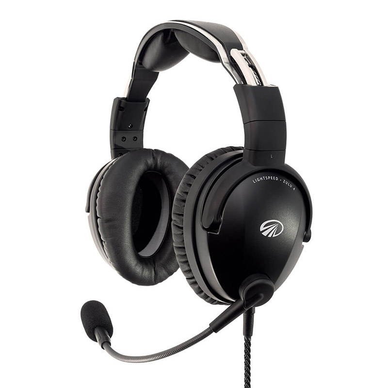 Lightspeed・ZULU aviation Headset Lightspeed Zulu 4 ANR Headset With Bluetooth | Aircraft Spruce ®