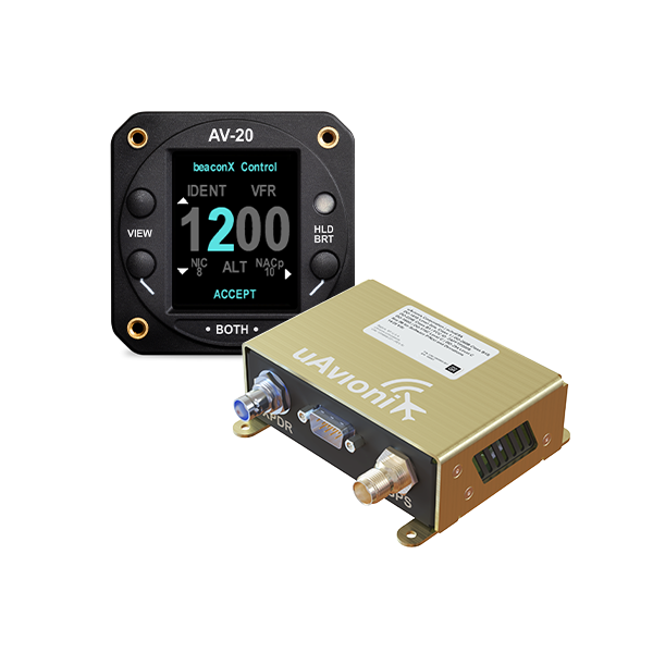 uAvionix echoESX Experimental + AV-30-E Bundle ADS-B Remote Transponder ...