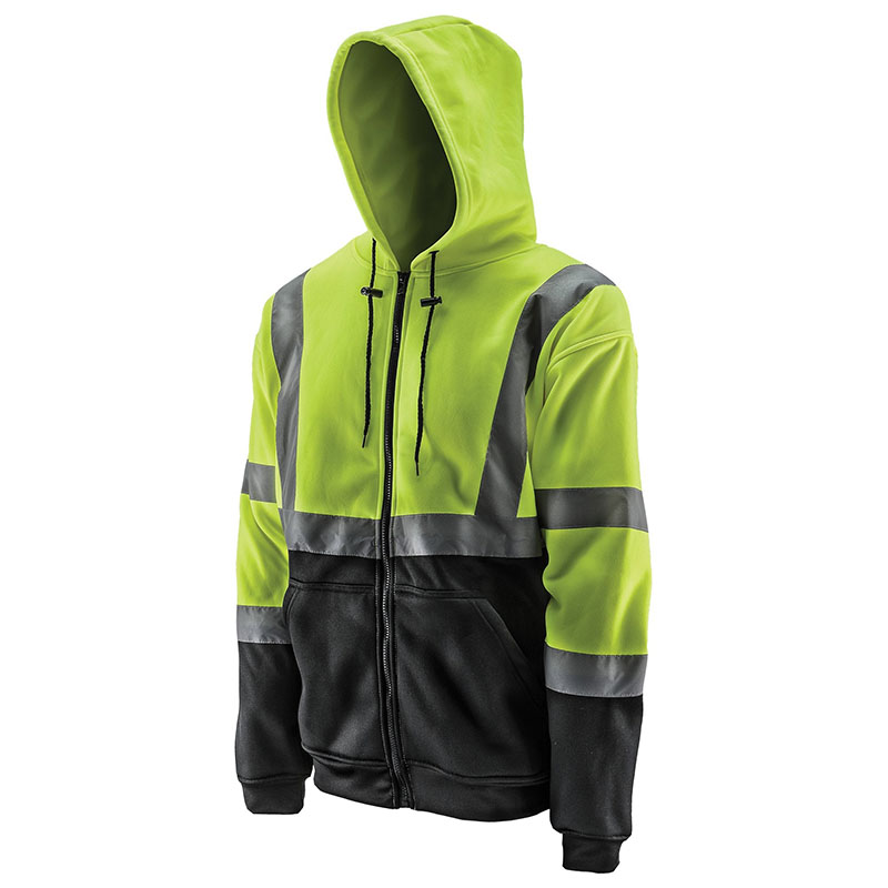 Lift Aviation - Lift Viz-Pro Hoodie (Hi-Viz/Black) - M