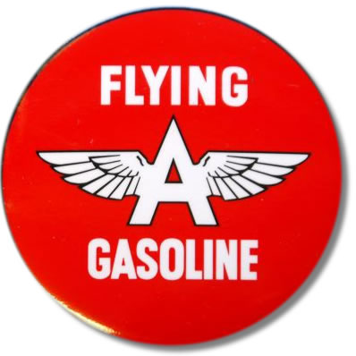 Flying A Gasoline Magnet