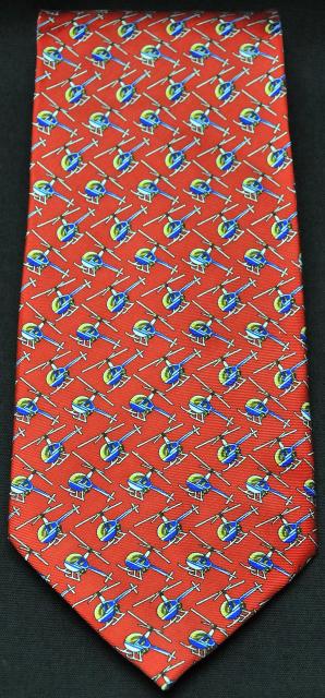 Tie Helicopter Red