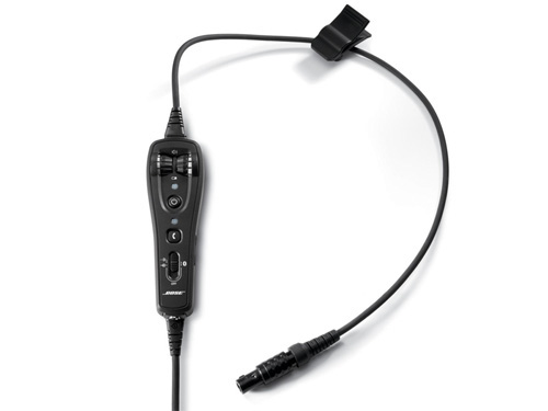 Bose A20® Headset Cable - 6-Pin Lemo Plug Straight Cord Electret