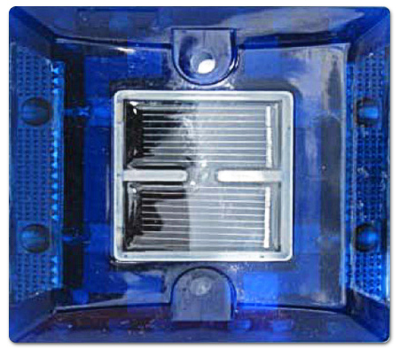 Solar Blue LED Light Airport Taxiway Marker