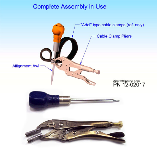 Cushioned Cable Clamp (Adel Clamp) Installation Pliers