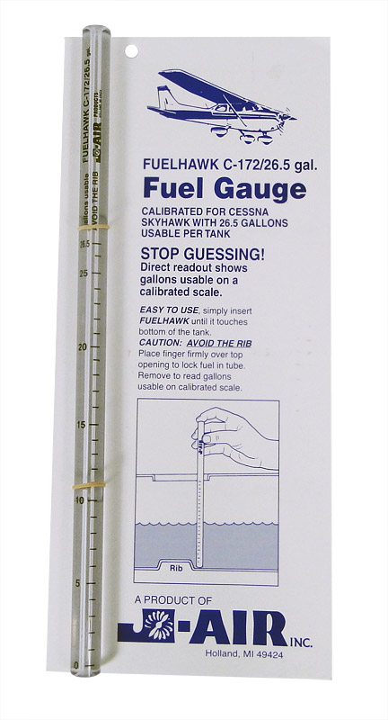 Fuelhawk C-172 26.5Gallon Fuel Gauge
