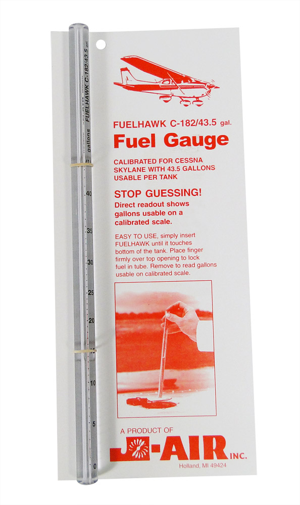 Fuelhawk Cessna182 43.5 Gallon Fuel Gauge Aircraft Spruce