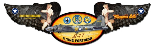 Memphis Belle Oval Sign